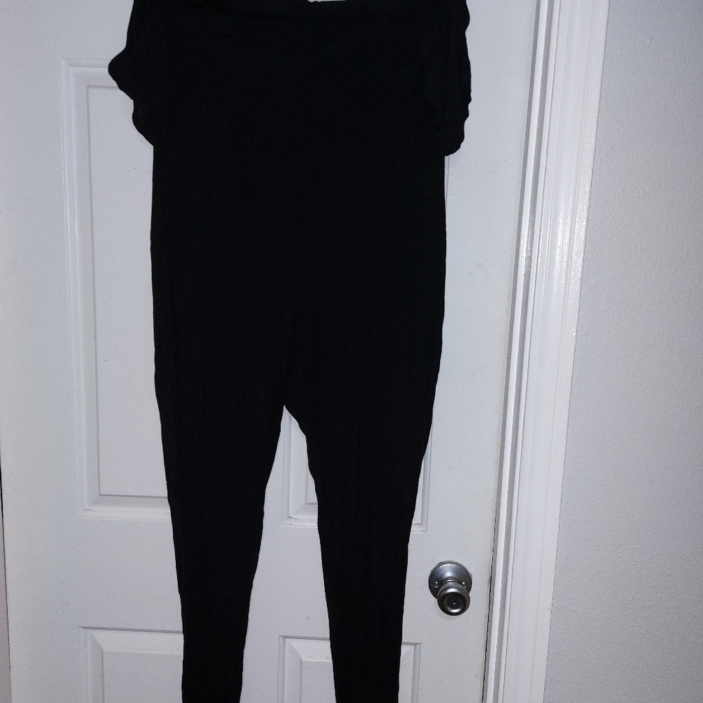 EUC 1X fashion nova off the shoulder pantsuit